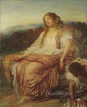 George Frederic Watts Painting - Ariadne symbolist George Frederic Watts